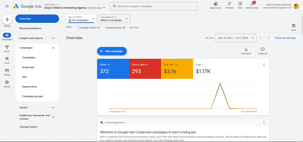Search Matrix Agency — Towing, Roofing, Cleaning & Energy PPC